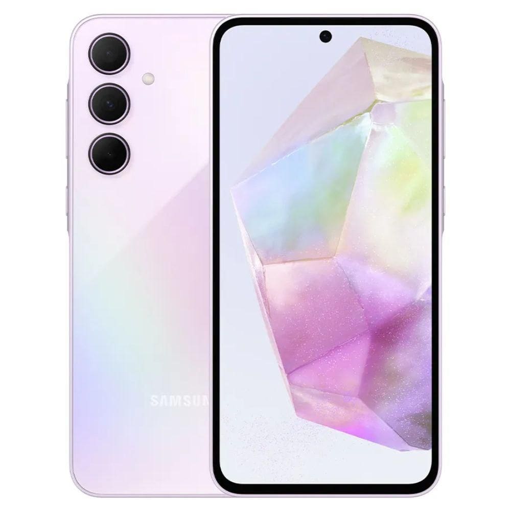 Smartphone Samsung Galaxy A35 5G Tela 6.6 Camera Tripla 8GB 256GB Rosa