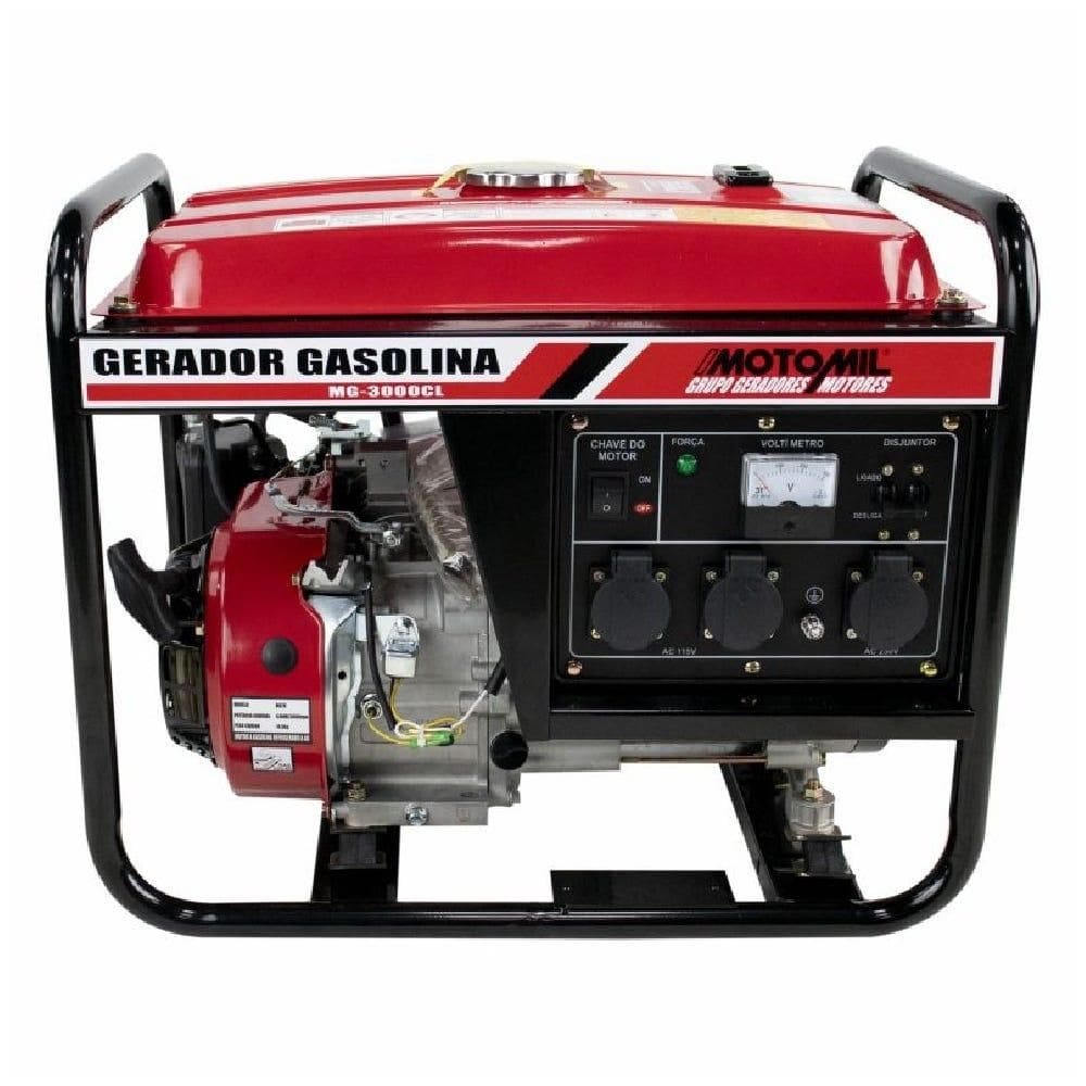 Gerador de Energia à Gasolina 2,80 KVA Monofásico MOTOMIL