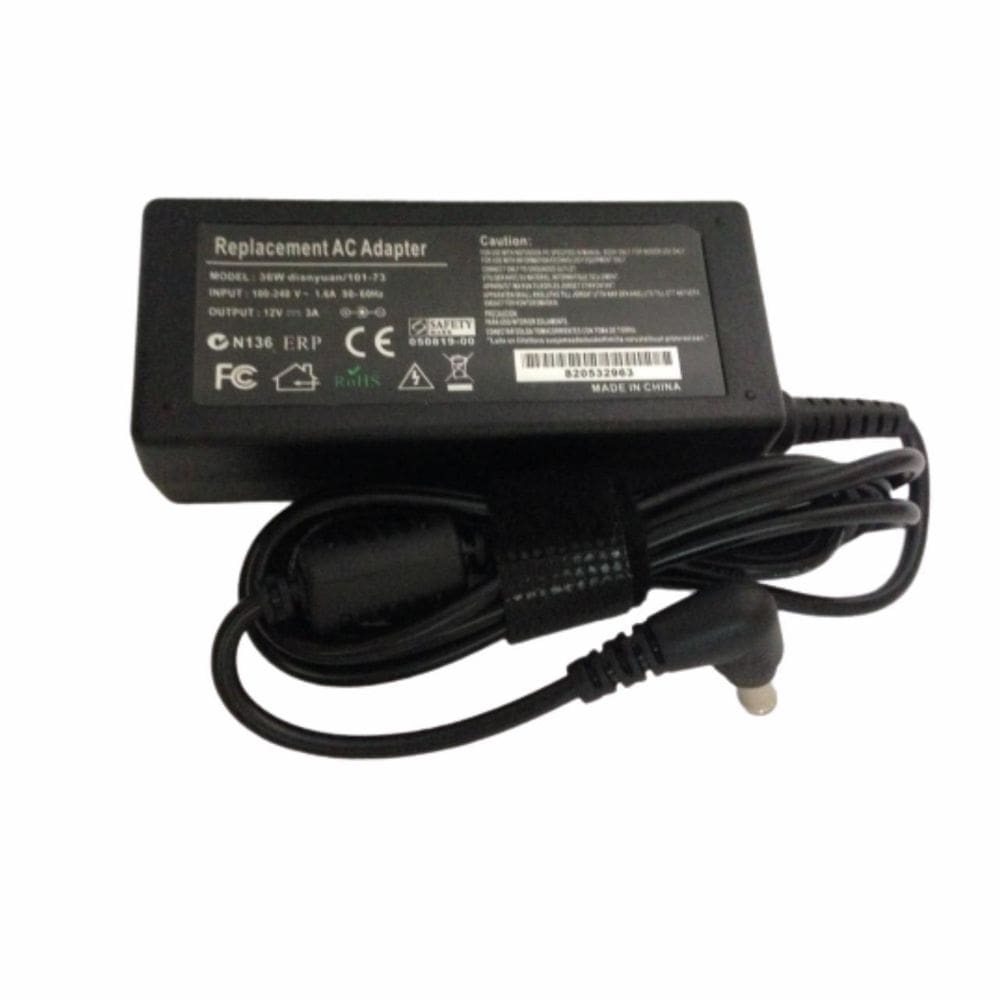 Fonte para monitor 12v 3a pino 6.5mmx4.4mm