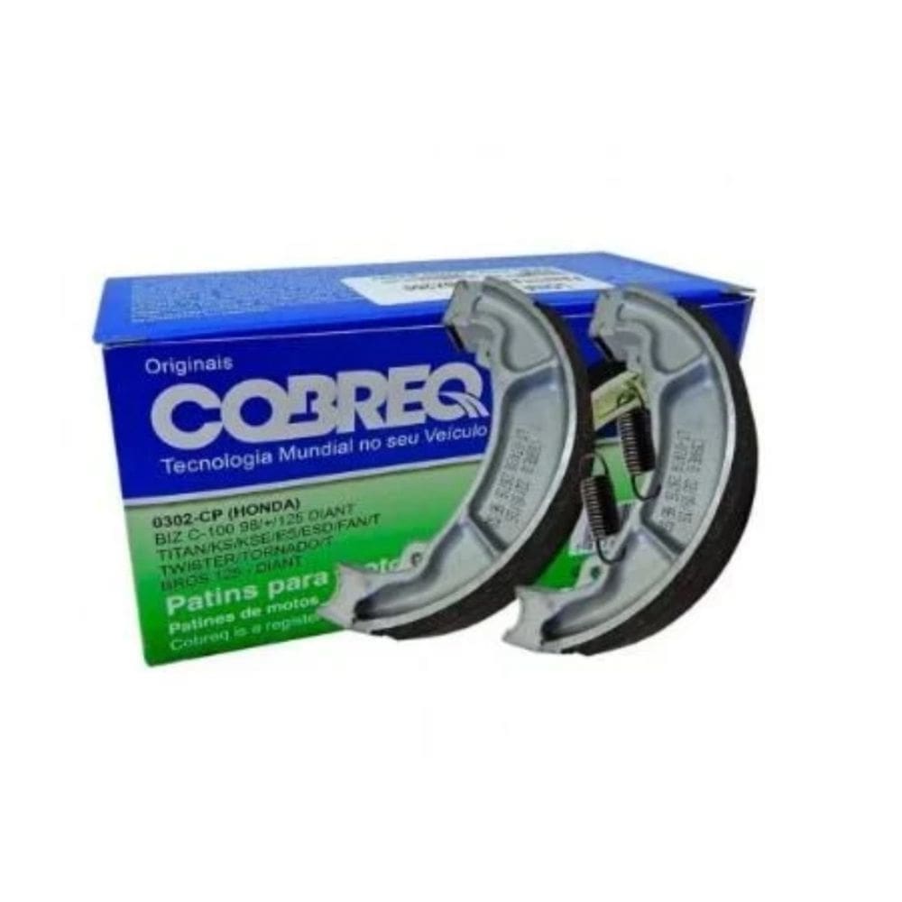 Jogo Patim Freio Biz Cb300 Cg 125 150 160 Lead Nxr 125 150 0302cp Std