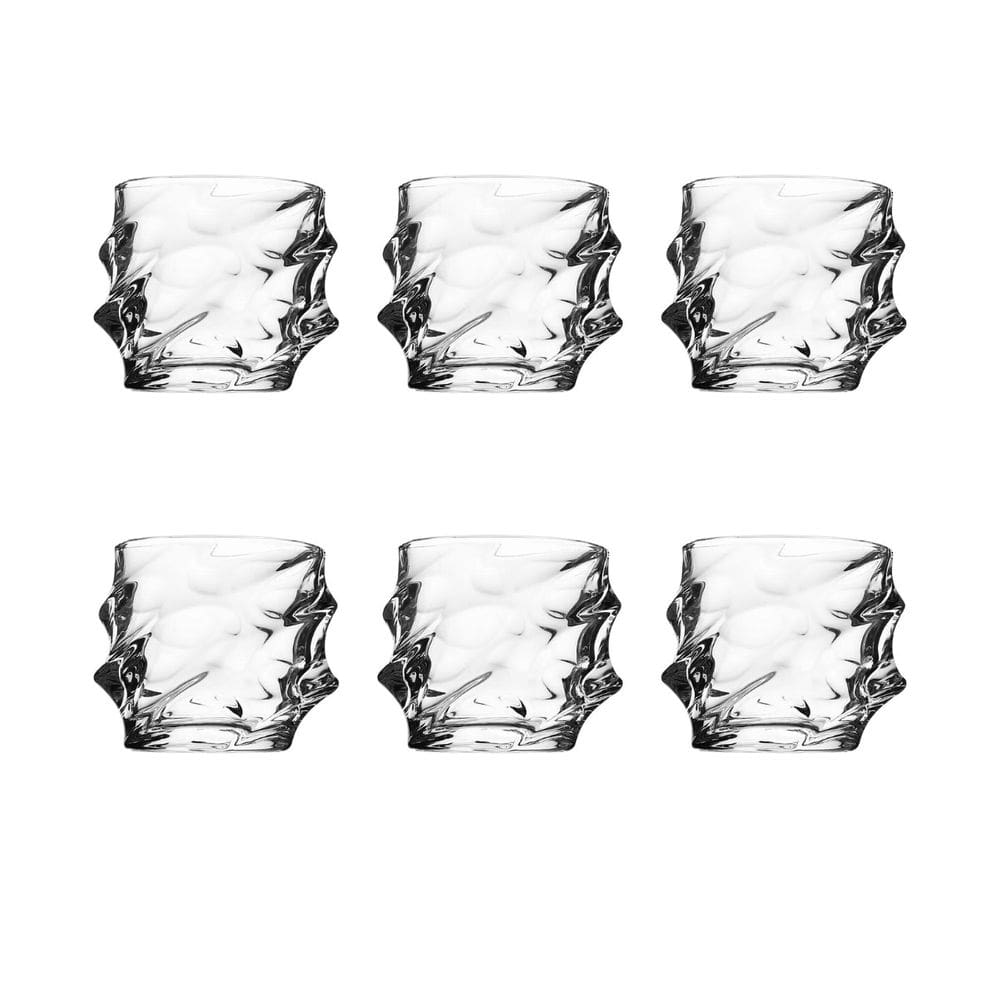 Conjunto 6 Copos de Vidro Whisky 9cm ZF6003 BTC