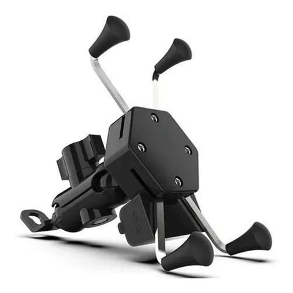 Suporte celular para moto garra com carregador usb