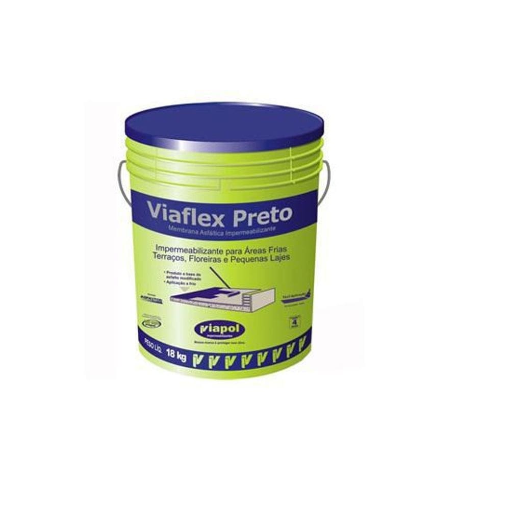 Viaflexivel Preto Bd 18 Kg