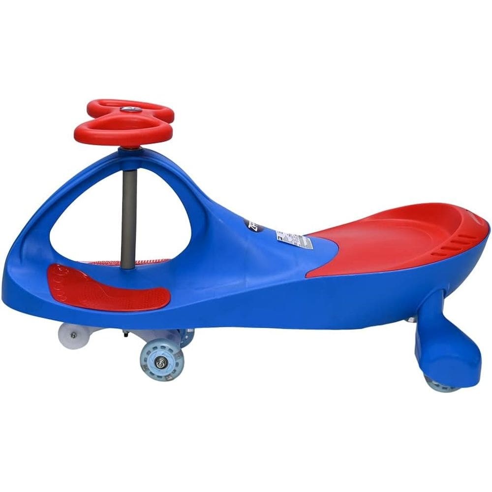 Carrinho De Rolimã Gira Gira Infantil Zippy Car Até 100Kg Com Rodas De Led Zippy Toys Azul