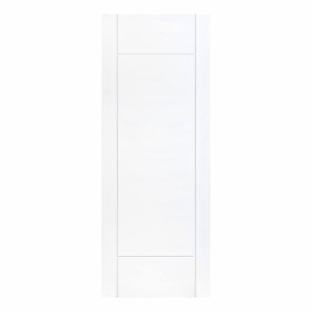 Folha de Porta Maciça 210x80cm Eucalipto Pm95 Clean Cruzeiro Portas Fundo Primer Branco