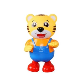 Brinquedo Interativo Infantil Tigre Dançarino Com Som E Luz!