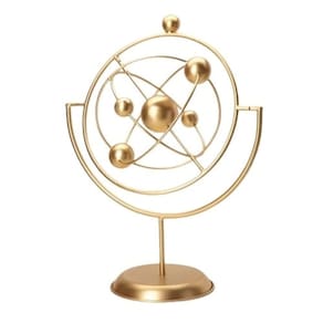 Escultura Em Metal Giroscopio 52Cm