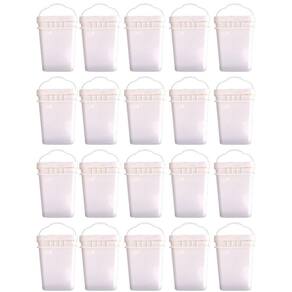 Balde retangular para fazer cerveja artesanal 20l - 20 pçs