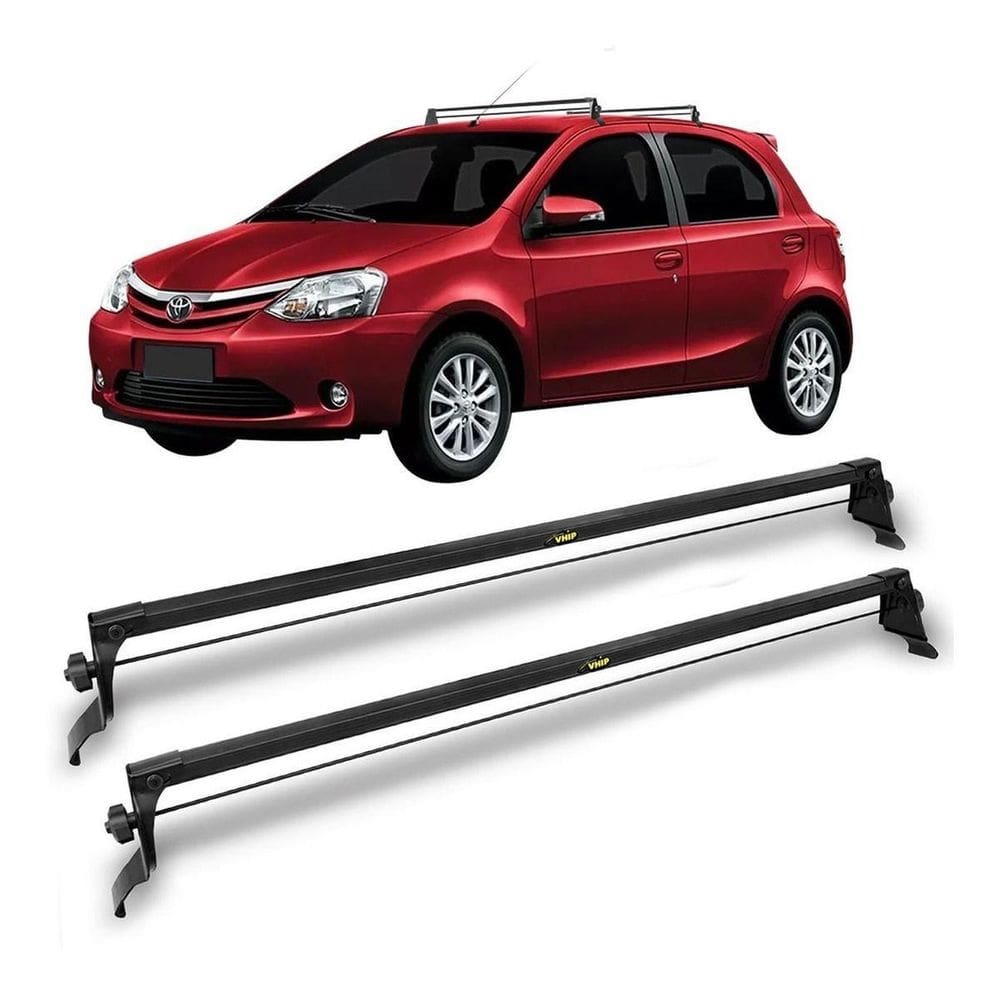 Rack de teto toyota etios hatch 2013 ate 2019 bagageiro vhip