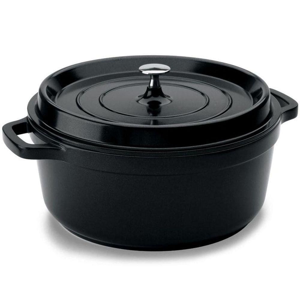Caçarola Hércules Revestimento Cerâmico 6,8l Indução Preta Pa900-28p