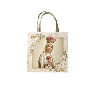 Ecobag Sacola de Nossa Senhora de Fátima de Tecido