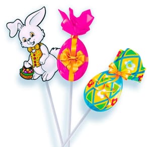 10 enfeite páscoa palito espeto topo bolo festa decoração