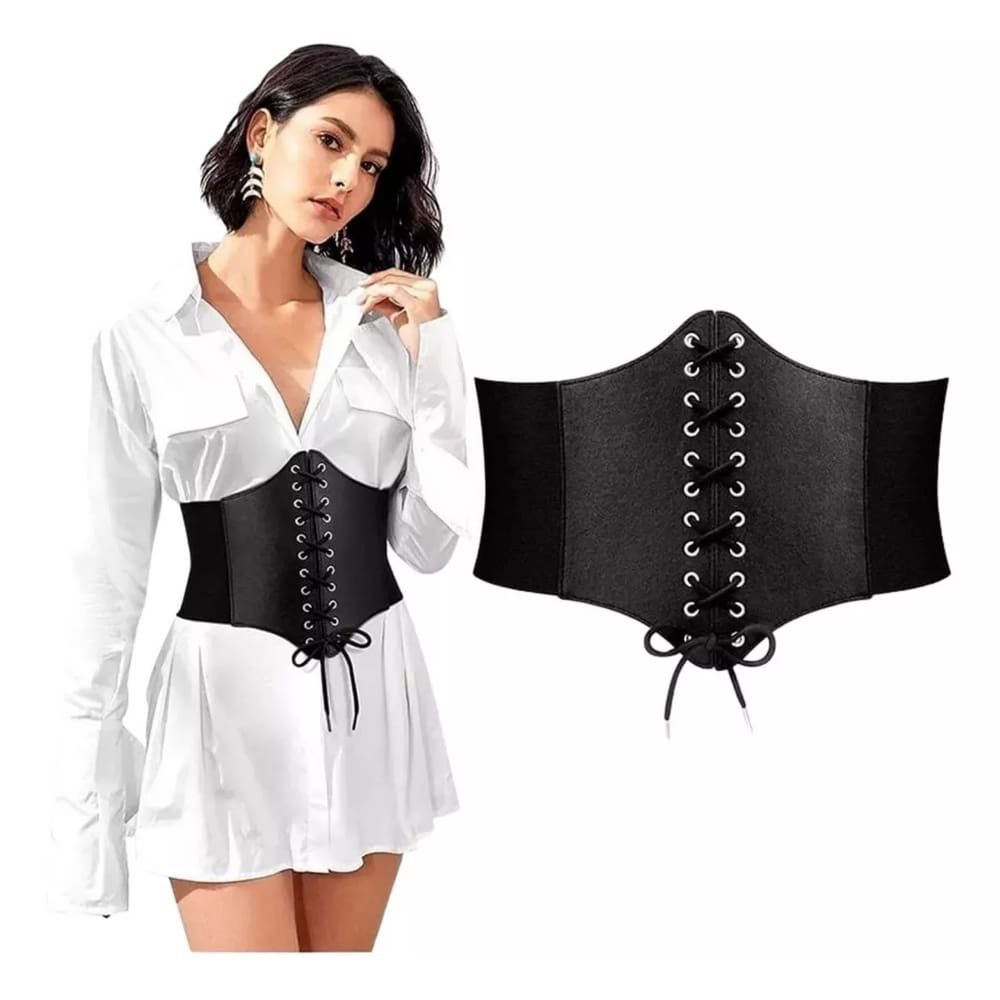 Corselet Cinto Corpete Espartilho Elástico