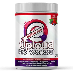 Pré treino uploud 450gr frutas vermelhas