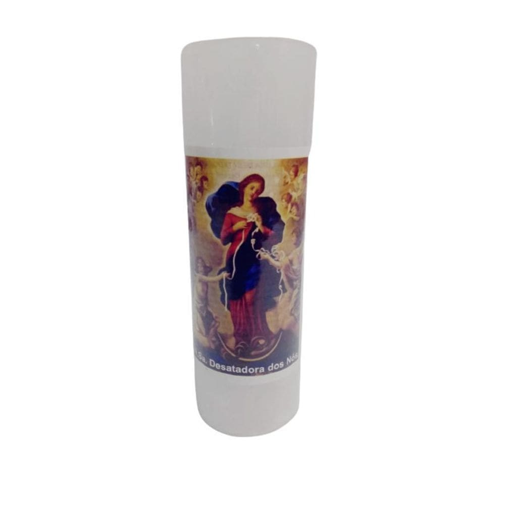 Vela 7 dias 260g nossa senhora desatadora de nós kit com 5