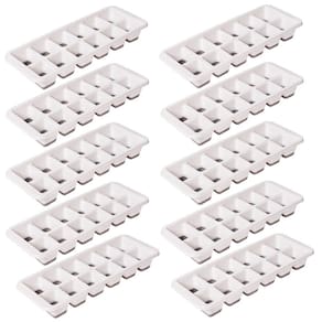 Forma de gelo com fundo de borracha com 10 unidades Plasutil ref. 15945