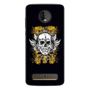 Capa Adesivo Skin374 Verso Para Motorola Moto Z4 (2019)