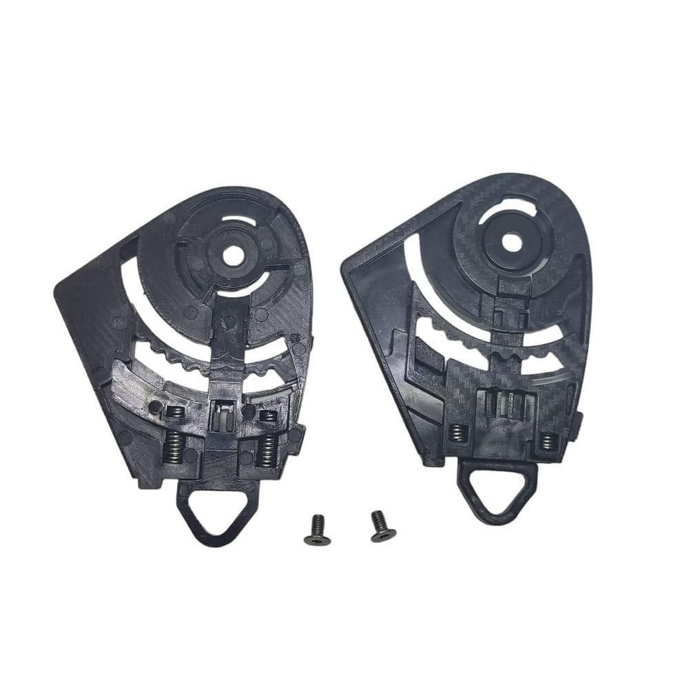 Reparo capacete fixação viseira nasa 1001 black white matt
