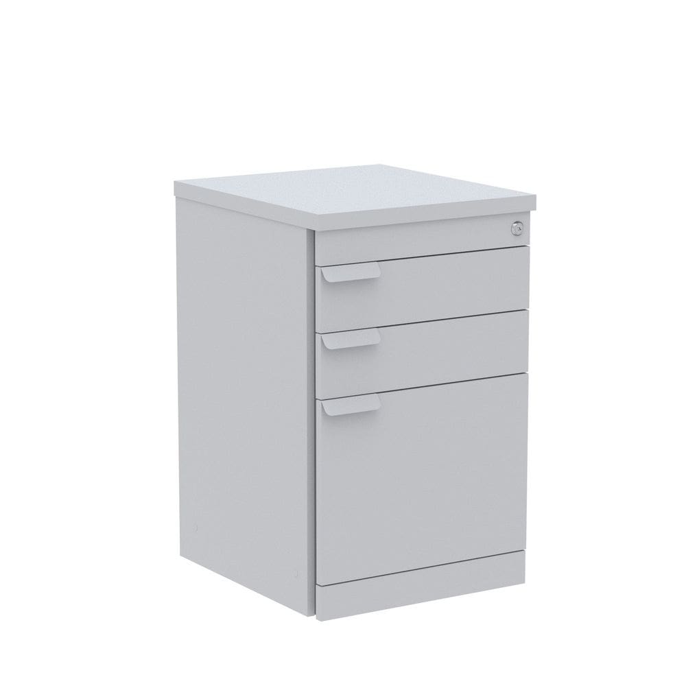 Gaveteiro Aéreo 03 Gavetas Corporativa Cinza