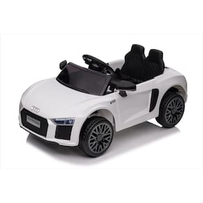 Carro Elétrico Infantil Mini Veículo De Passeio Com Bateria Recarregável 12V E Controle Remoto Zippy Toys Branco