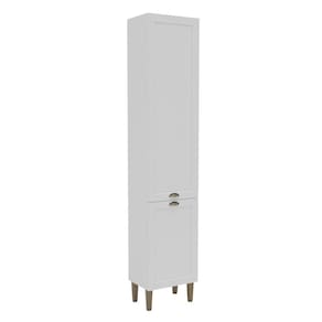 Armário Paneleiro 45cm com 2 Portas 2410 Provençal Branco