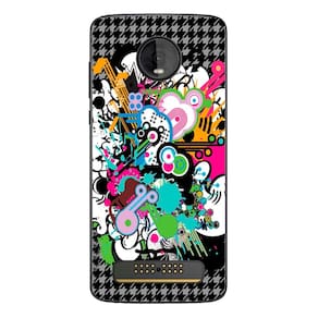 Capa Adesivo Skin022 Verso Para Motorola Moto Z4 (2019)