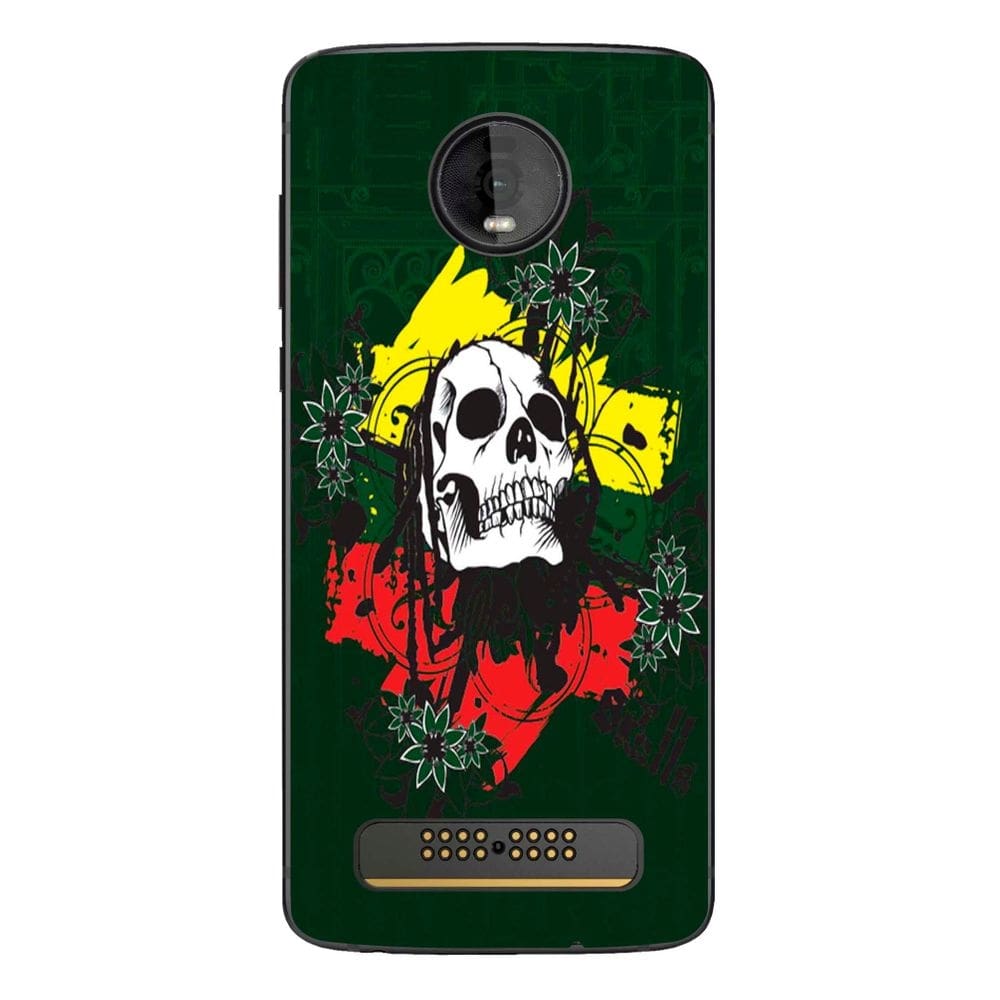 Capa Adesivo Skin024 Verso Para Motorola Moto Z4 (2019)