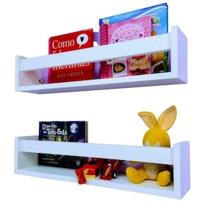 Kit 2 prateleiras organizadoras estante de brinquedos 40cm
