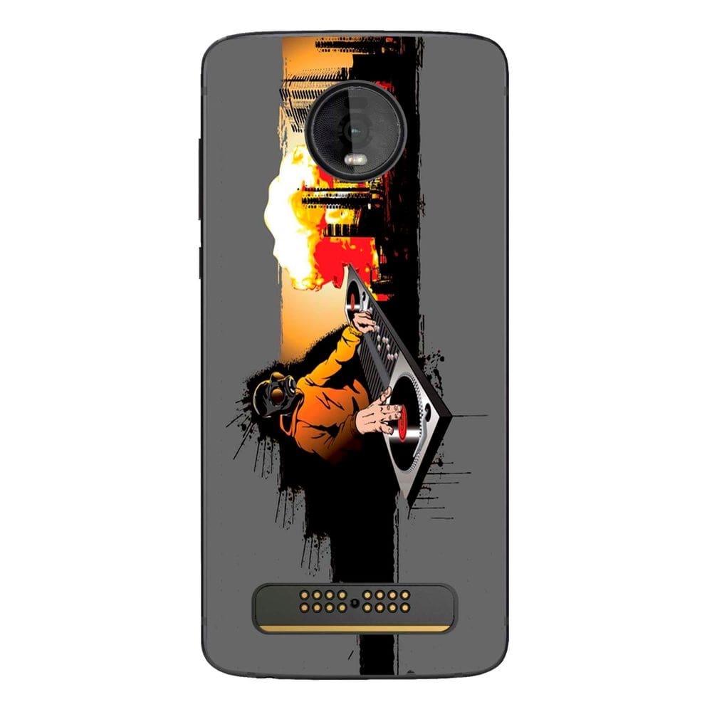 Capa Adesivo Skin264 Verso Para Motorola Moto Z4 (2019)