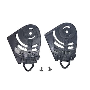 Reparo capacete fixação viseira nasa 1001 black white matt