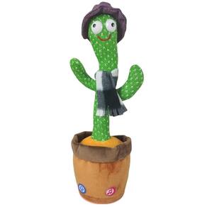Cacto De Brinquedo Em Pelúcia Falante Dançarino Recarregável