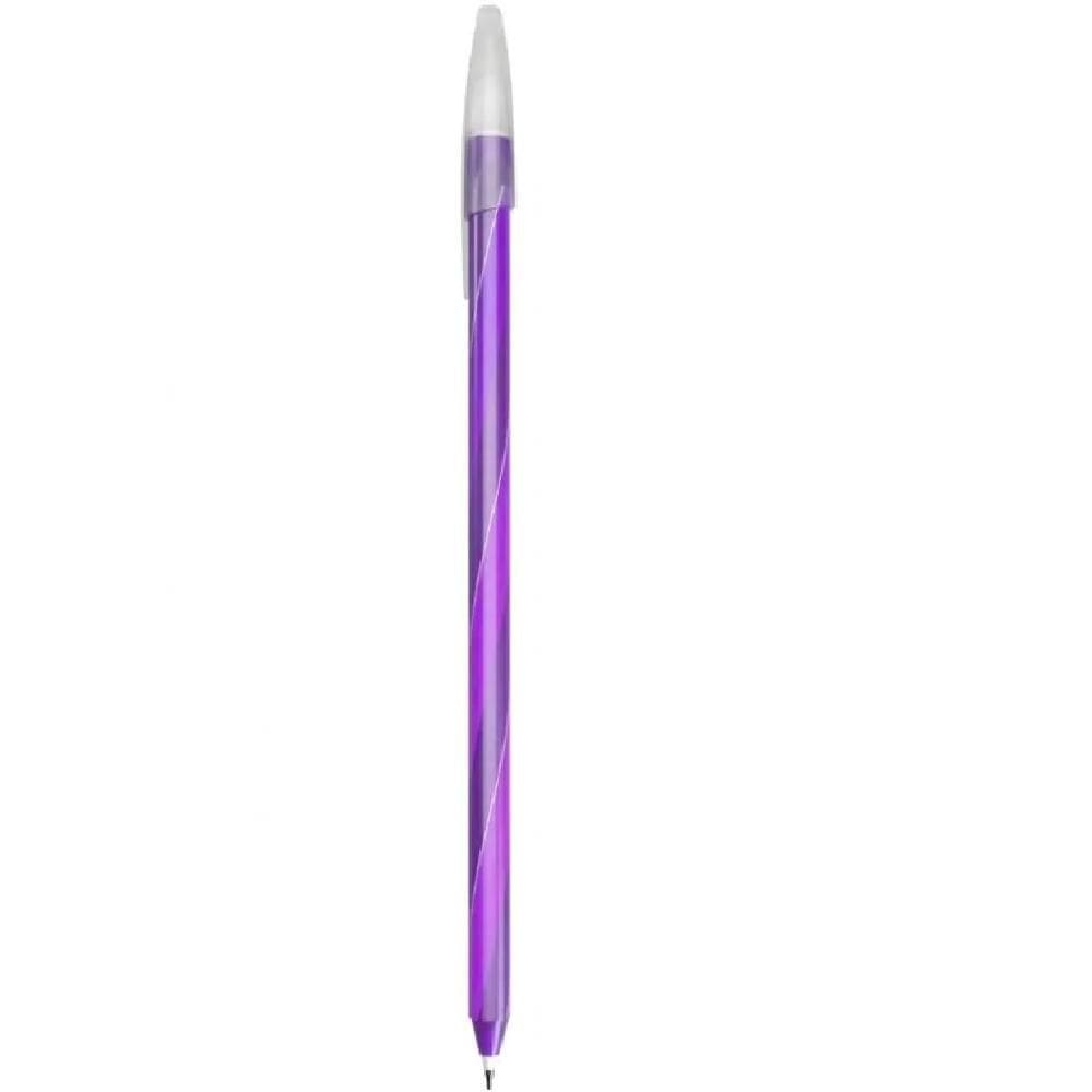 Caneta esferografica 0.7 cis spiro glow - roxo