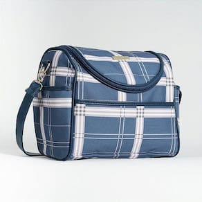 Bolsa De Maternidade Hug Grande Nova Noruega Azul Marinho