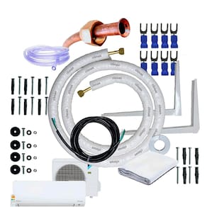Kit Completo Instalação Para Ar Condicionado Daikin Ecoswing 9000 a 12000 Btus 3 Metros Com Suporte 450mm
