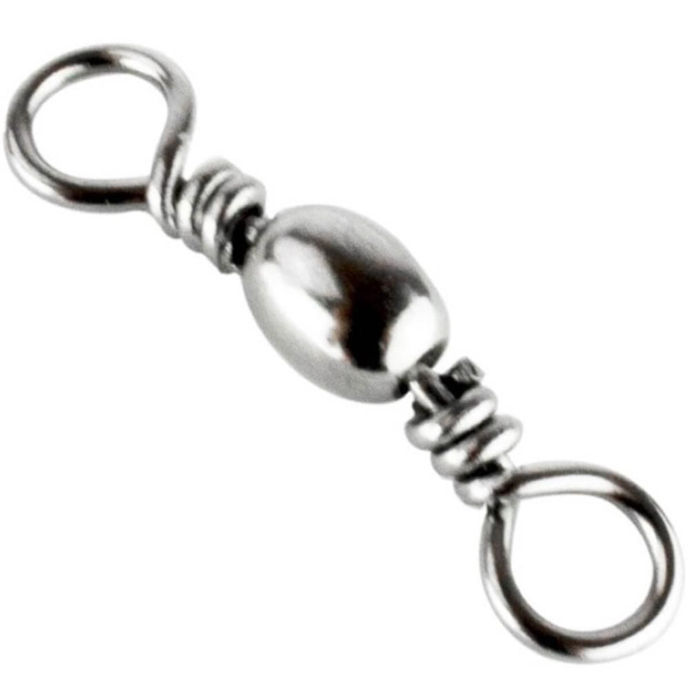 12 Giradores Simples para Pesca de Aço Inox Alligator Tamanho 4 Pescaria 2,53cm