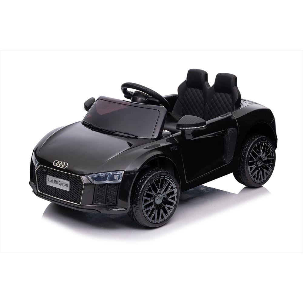 Carro Elétrico Infantil Mini Veículo De Passeio Com Bateria Recarregável 12V E Controle Remoto Zippy Toys Preto
