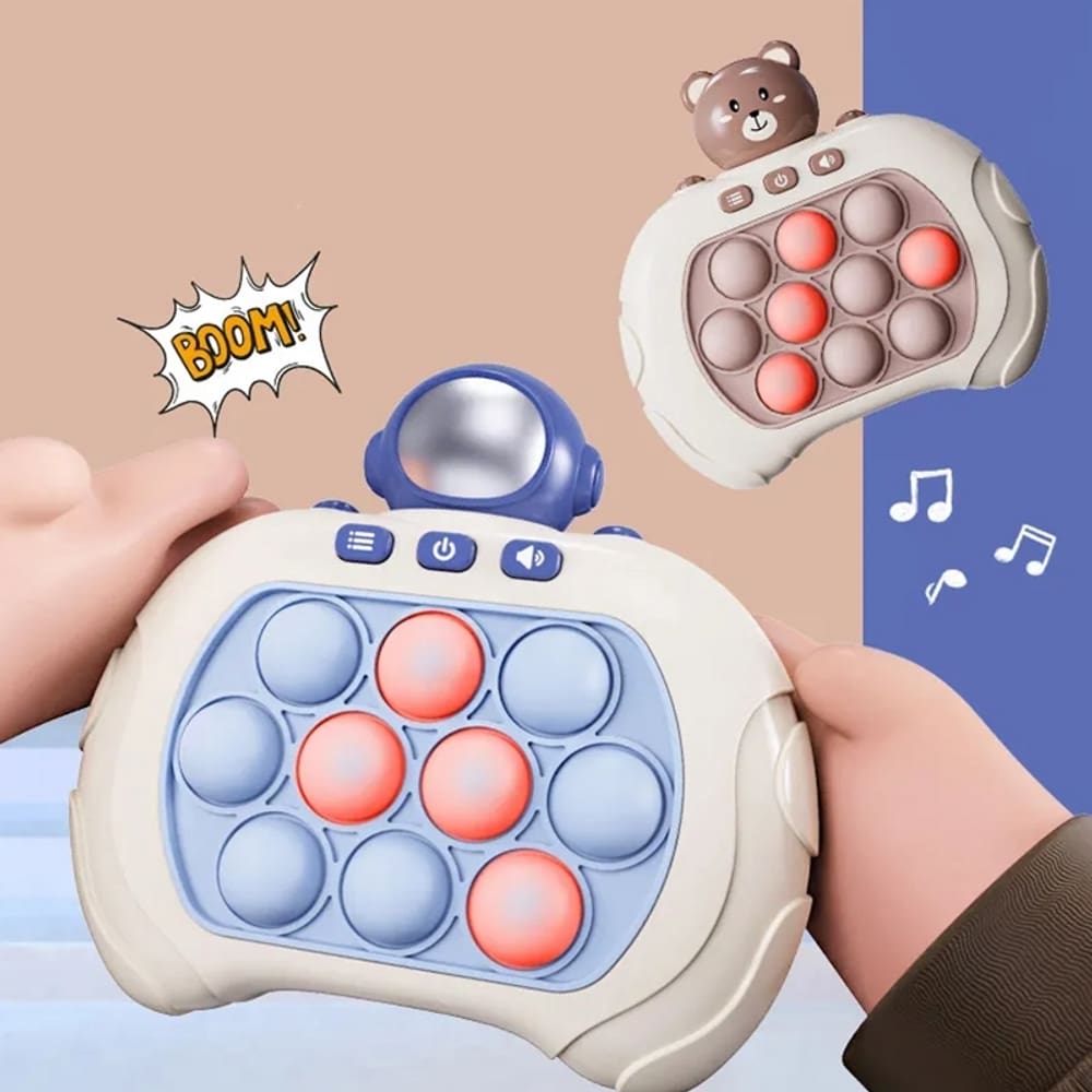 Pop It Mini Gamer Brinquedo Interativo LED Musical Para Crianças