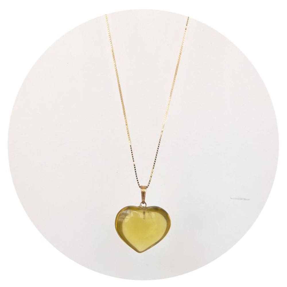 Colar prata 925 + ouro 18k green gold em coração e legítima