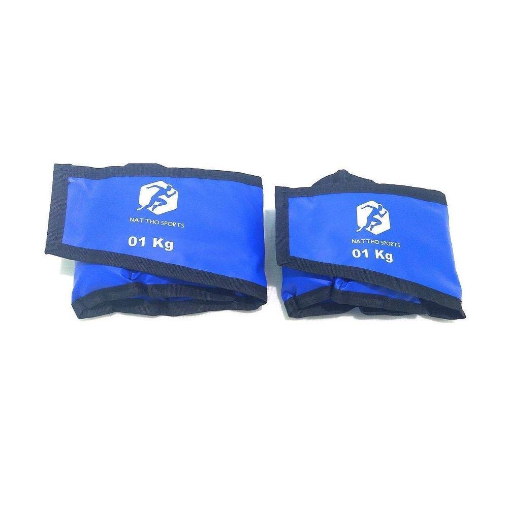 Kit profissional caneleira de peso 01kg treino de treinamento funcional