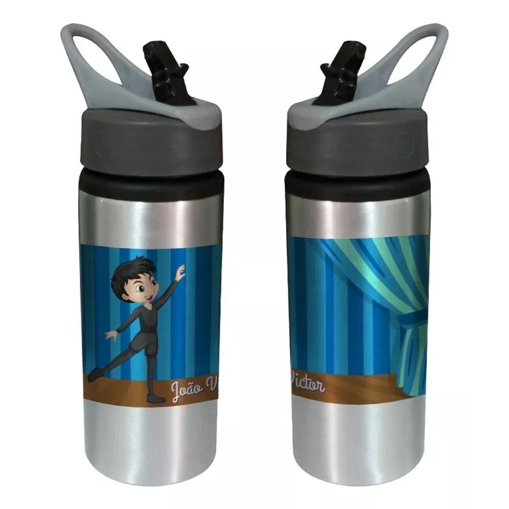 Squeeze Garrafa Personalizada Bailarino Ballet Balé Clássico