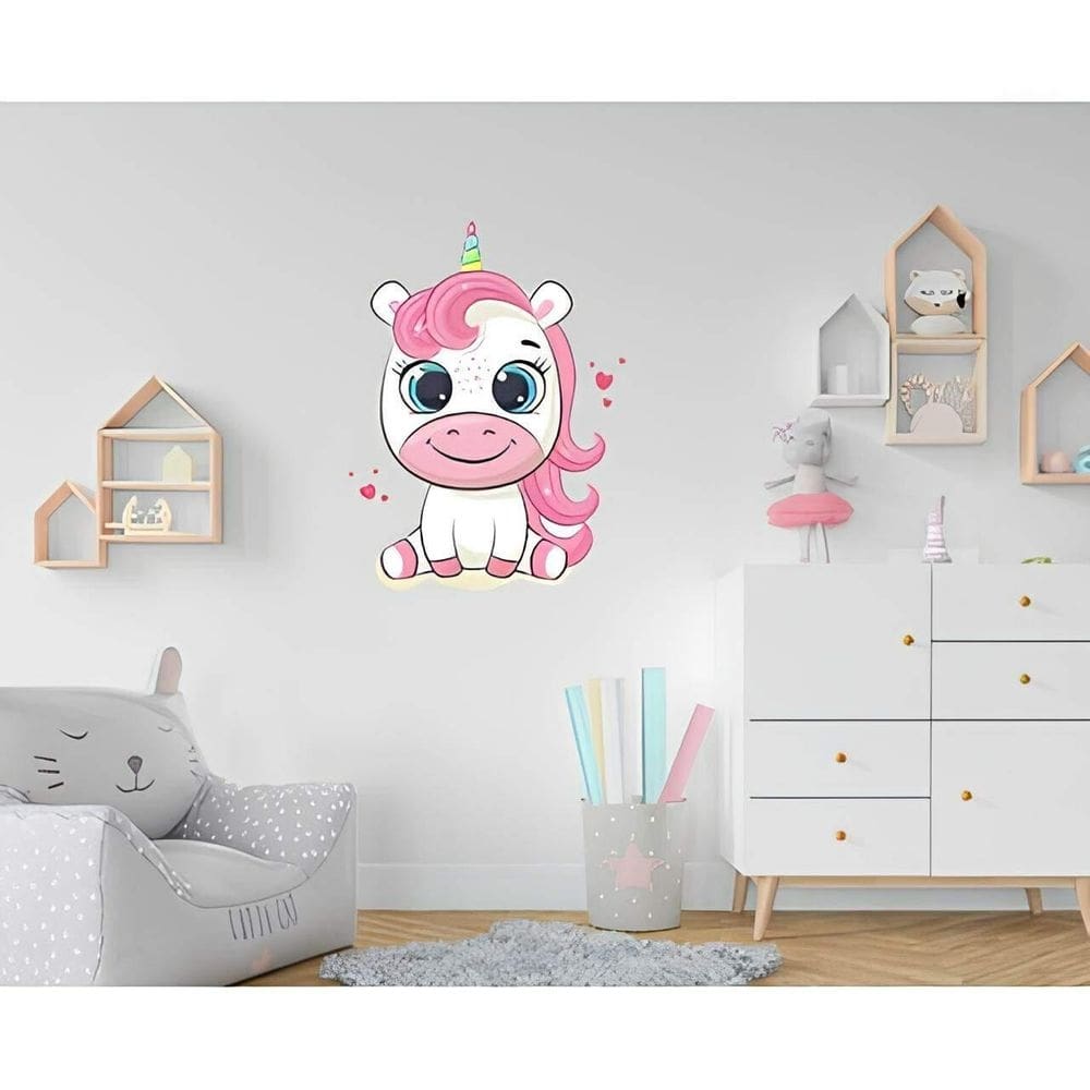 Adesivo De Parede Unicórnio Mod02