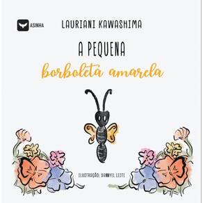 A pequena borboleta amarela