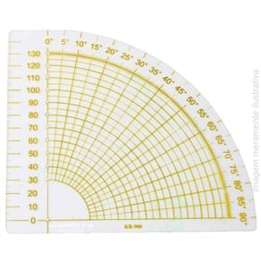 Régua Para Ângulos Para Moldes De Roupas E Corte - Kr-900