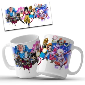 Caneca Personalizada Dragon Ball Z em Cerâmica 325ml