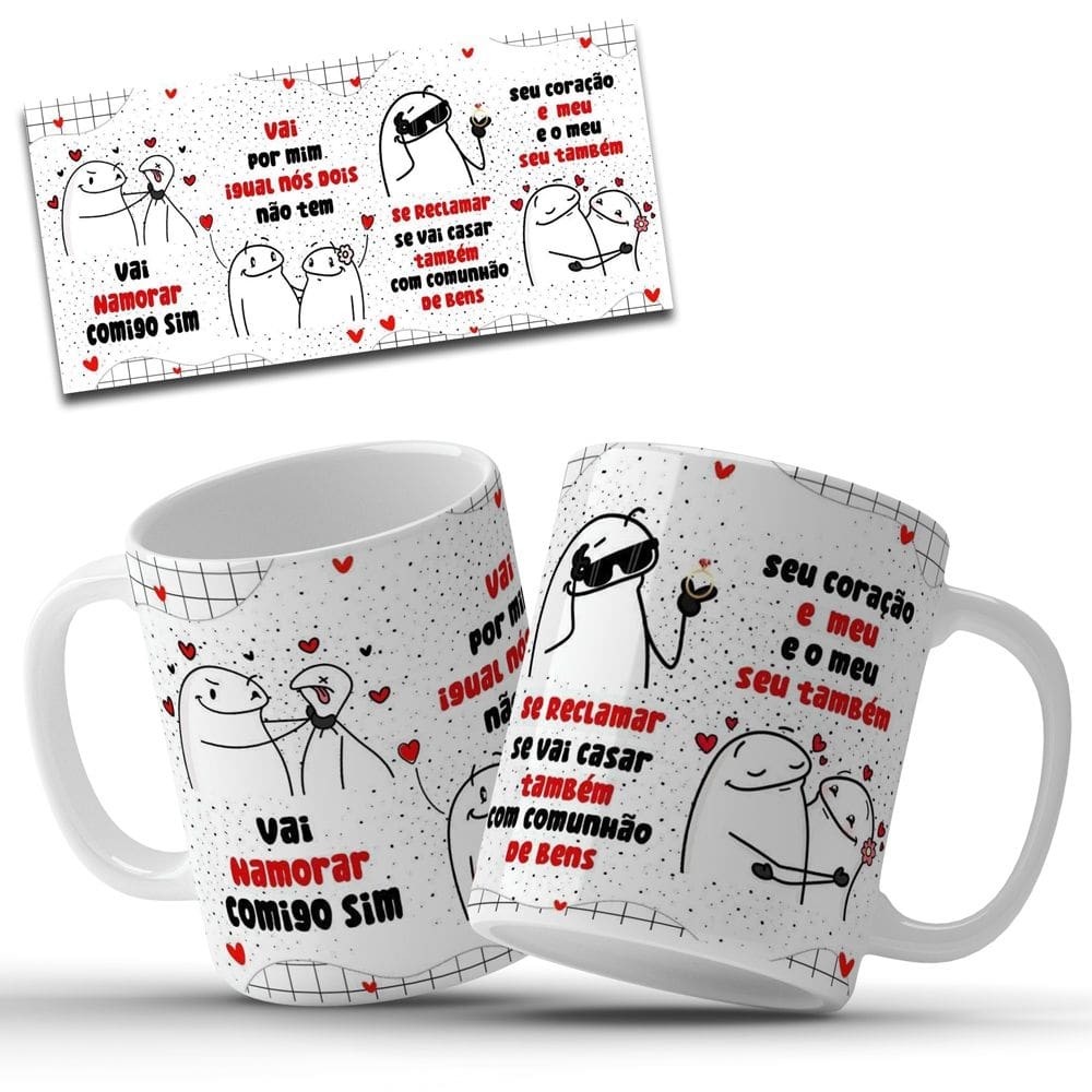 Caneca Personalizada Para Presente Namorado em Cerâmica