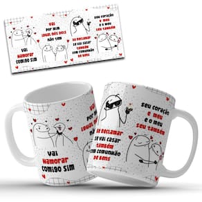 Caneca Personalizada Para Presente Namorado em Cerâmica