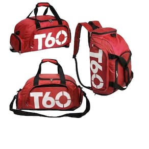 Mochila Mala T60 Academia Ou Viagem Impermeável Vermelho