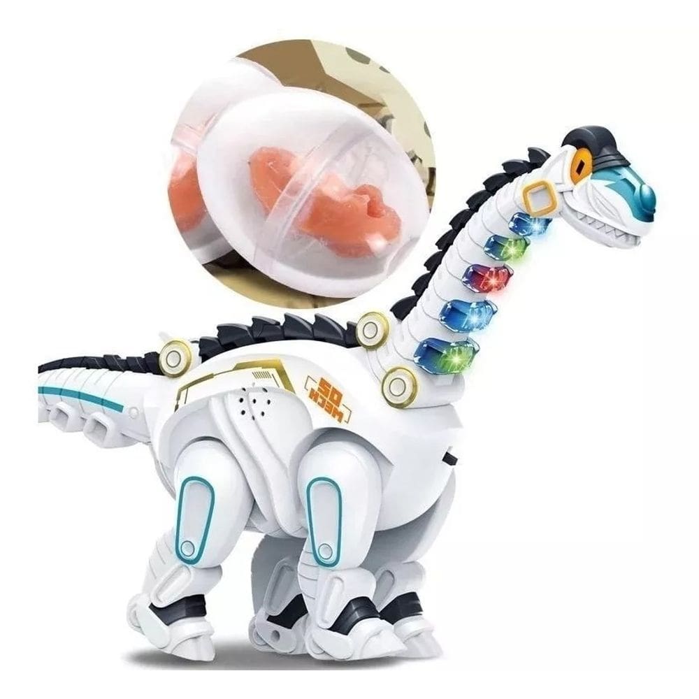 Dinossauro De Dinossauro Mecânico Infantil Anda Som E Luzes