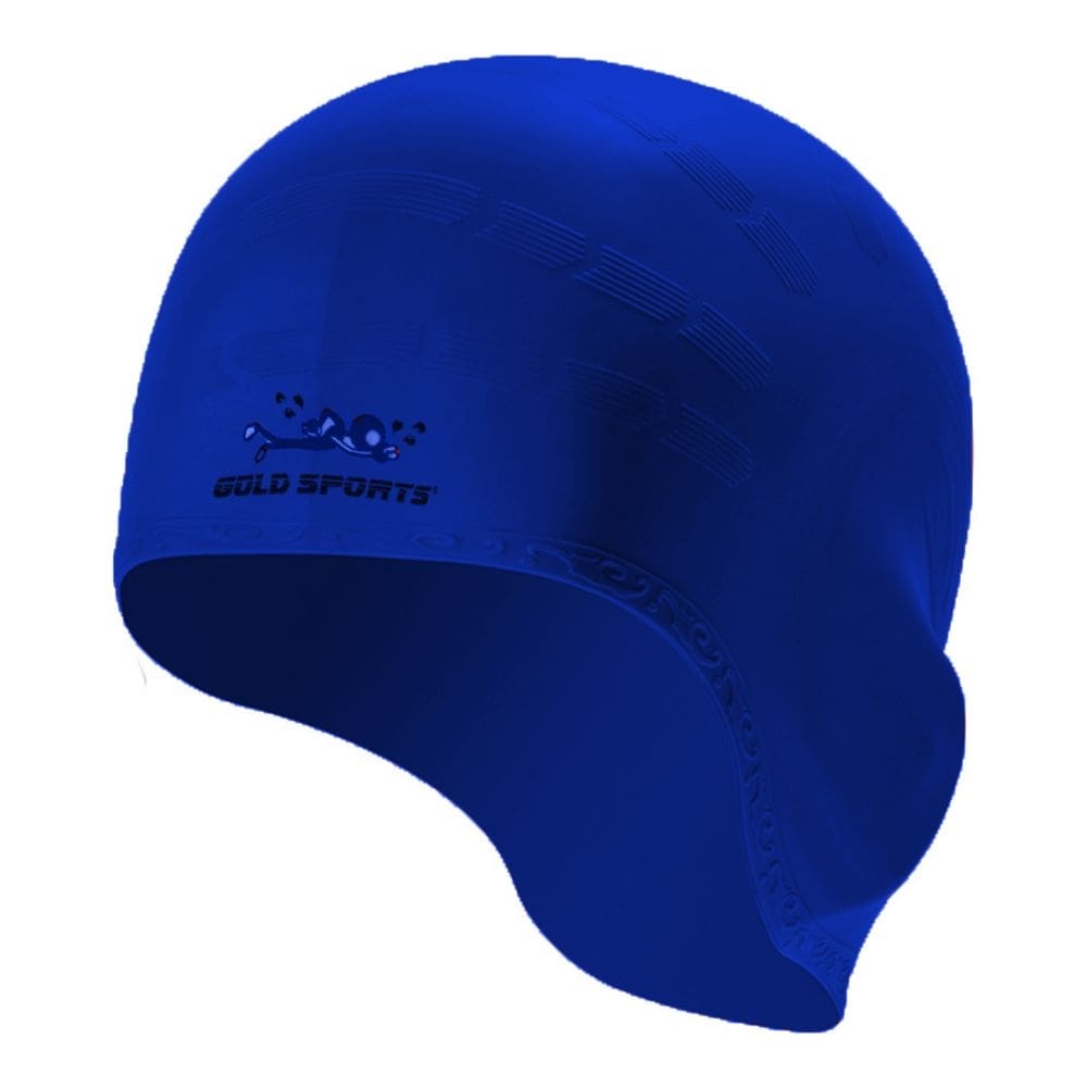 Touca De Natação Gold Sports Ergononico Ultra II Confort De Silicone - Com Cobertura das Orelhas