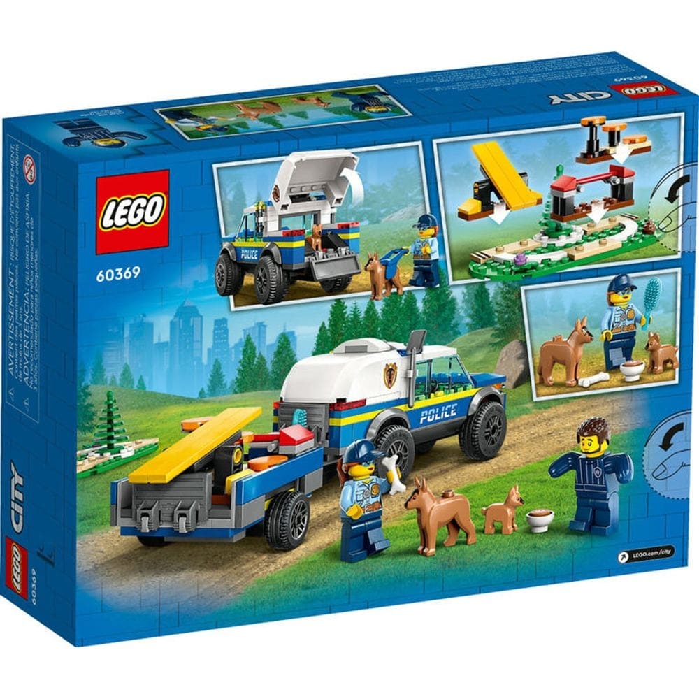Lego City Treinamento Movel de Cães Policiais 60369 Caixa 197 pçs